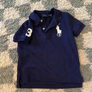 Ralph Lauren navy blue polo size 2T